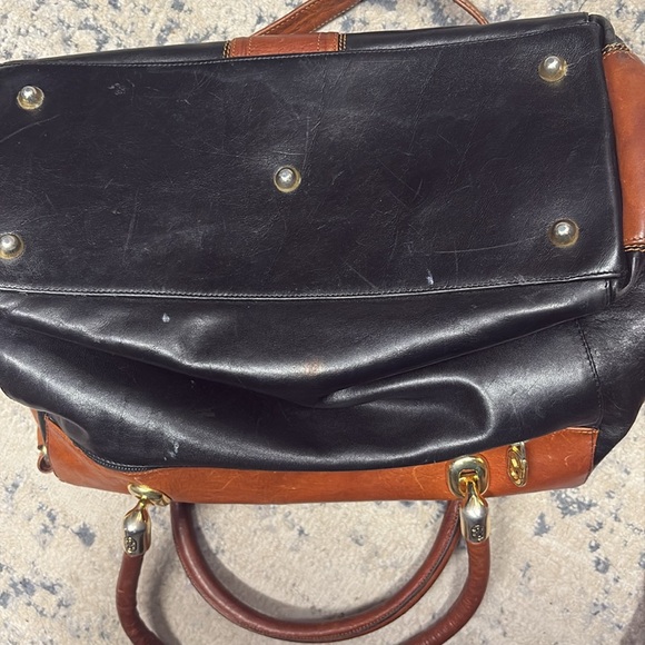 Marino Orlandi Black and Brown Shoulder Bag - Picture 4 of 8